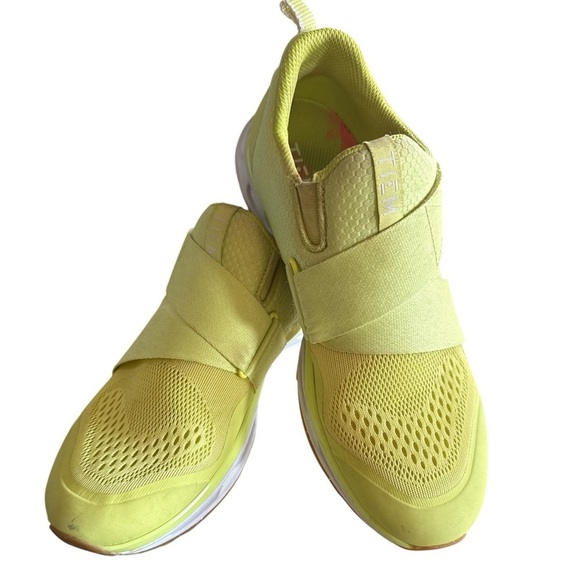 tiem Shoes - Tiem spinning shoes cycling sz 8.5 gym workout neon yellow spin class
